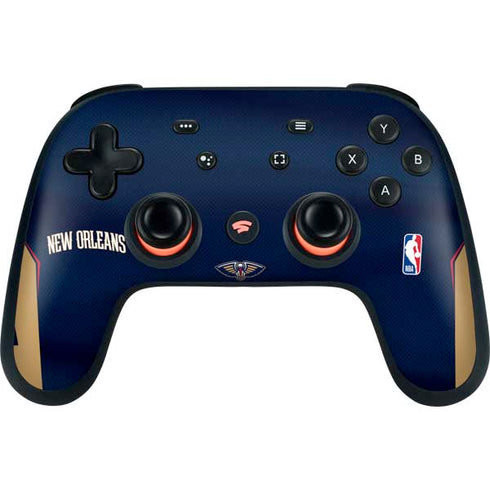 NBA New Orleans Pelicans Jersey Google Stadia Controller Skin